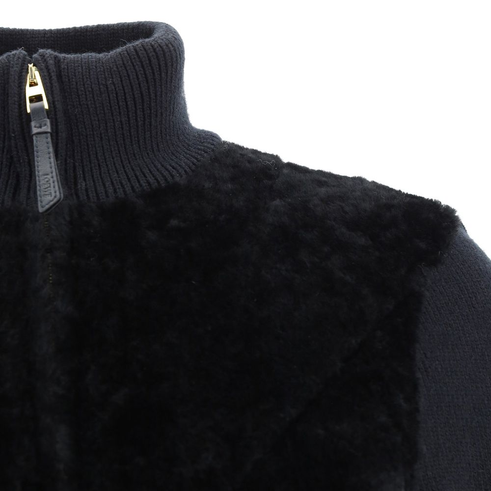 Loewe Puzzle Fold Jacket - Women's Shearling Elegance