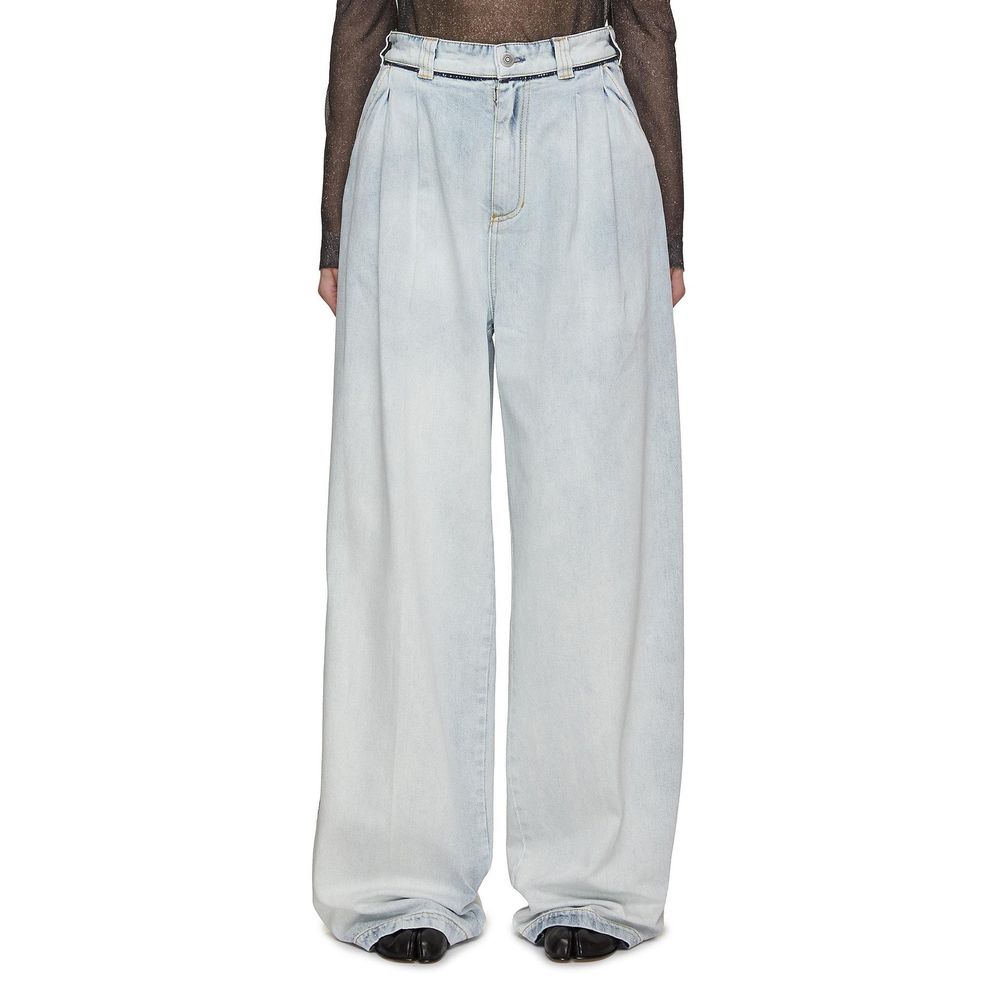 Maison Margiela Cotton Denim Jeans - Wide-Leg Relaxed Fit