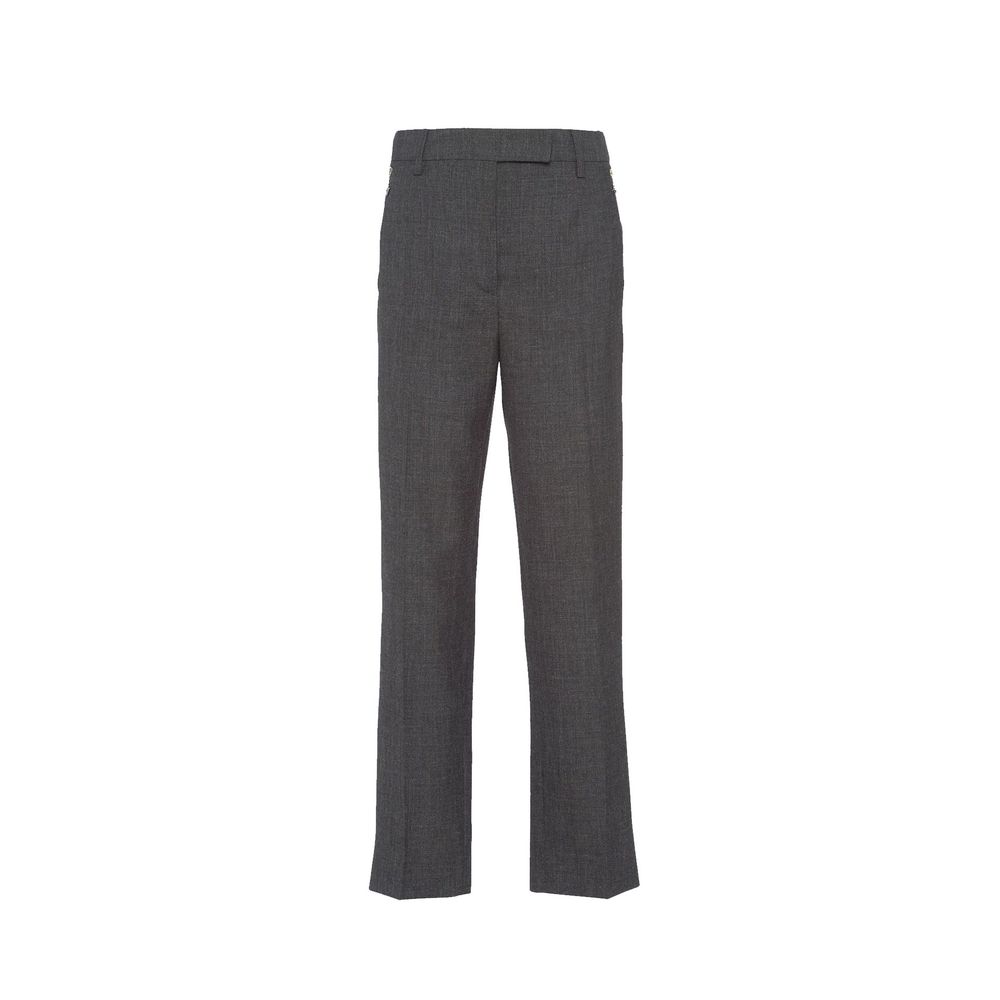 Prada Women's Virgin Wool Tailored Pants