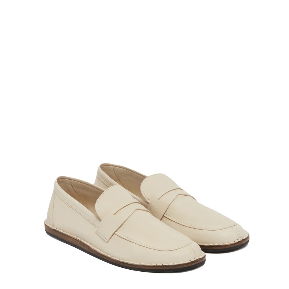 The Row Cary Leather Loafers for Women