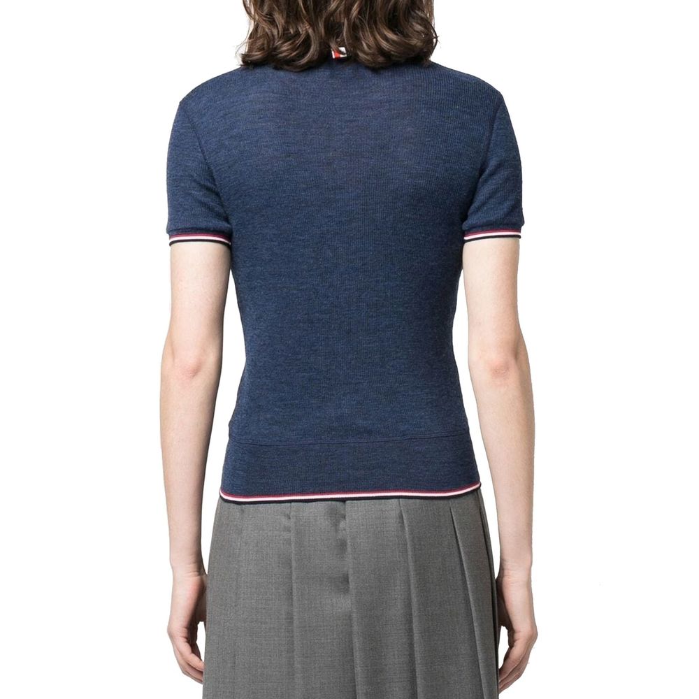 Thom Browne Women's Wool Polo T-shirt