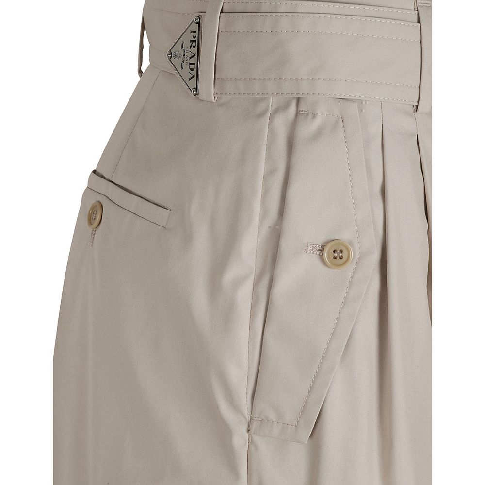 Prada High Waist Trousers - Elevated Elegance Meets Modern Utility