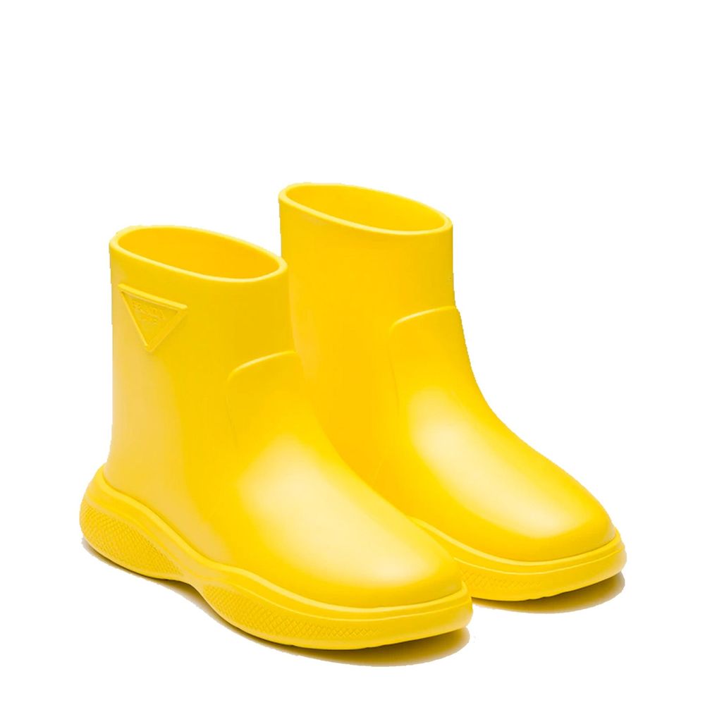 Prada Logo Rubber Boots - Effortless Elegance