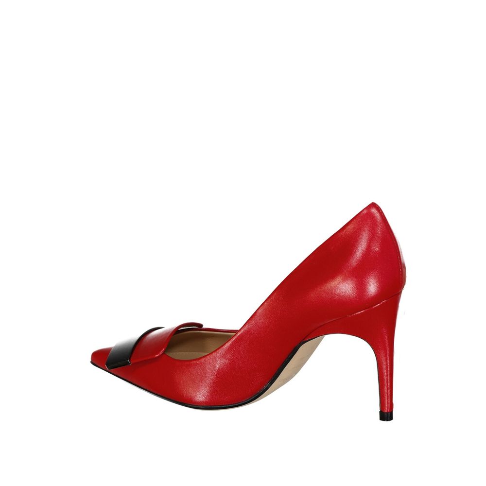 Sergio Rossi 090 Leather Pumps - Elegant Calf Leather Footwear for Women