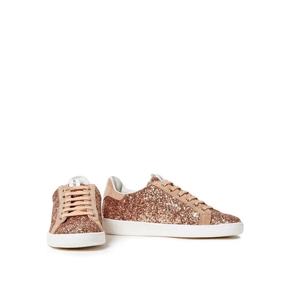Sergio Rossi Glittered Woven Sneakers for Women