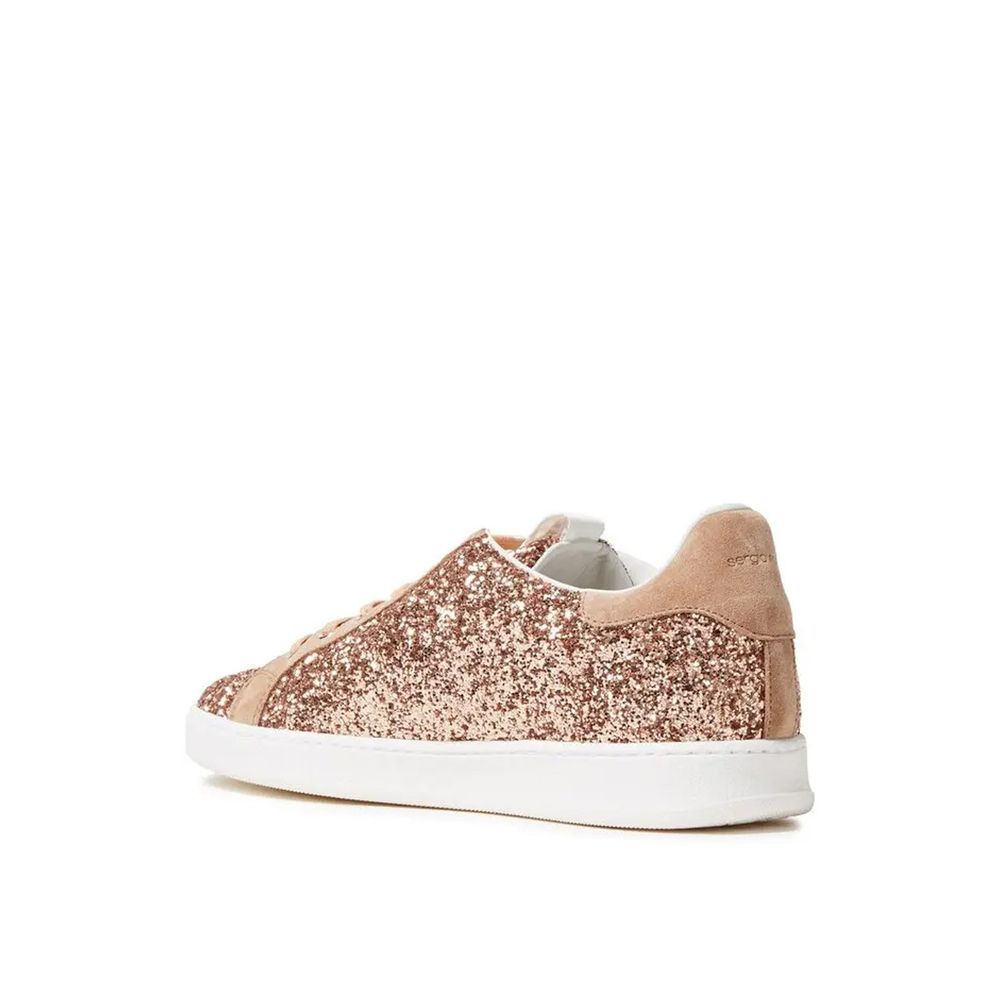 Sergio Rossi Glittered Woven Sneakers for Women