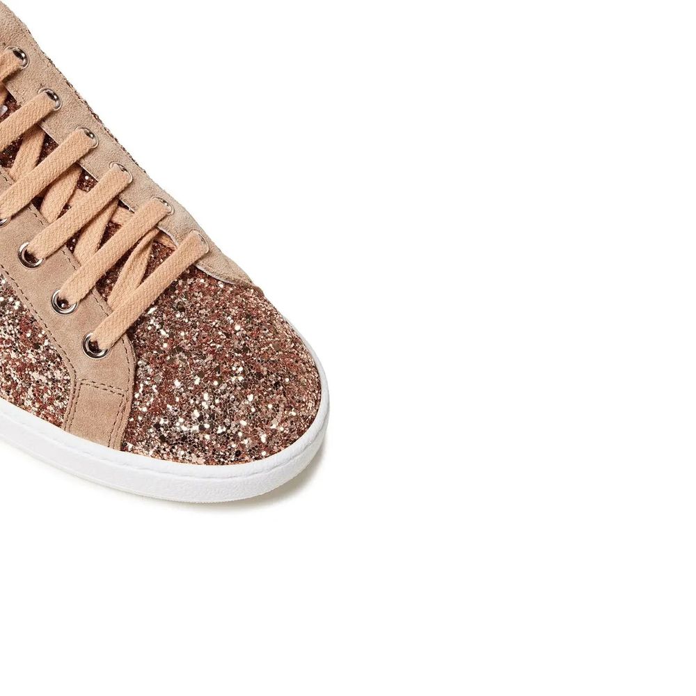 Sergio Rossi Glittered Woven Sneakers for Women