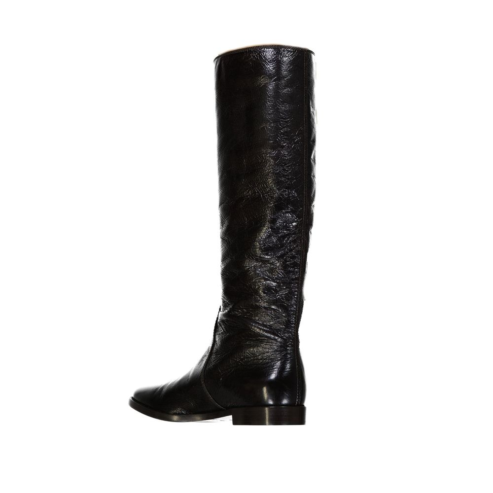 Sergio Rossi Elegant Leather Boots for Women