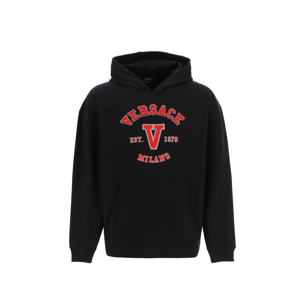 Versace Varsity Hooded Sweatshirt: A Bold Statement in Casual Luxury