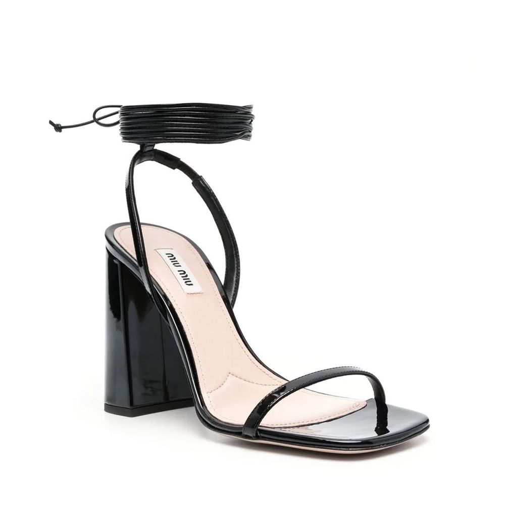 Miu Miu Leather Sandals - Elegant Craftsmanship for Women