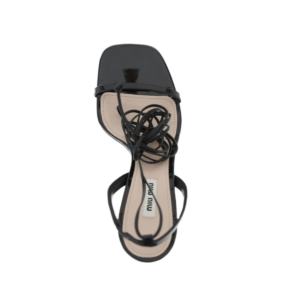 Miu Miu Leather Sandals - Elegant Craftsmanship for Women