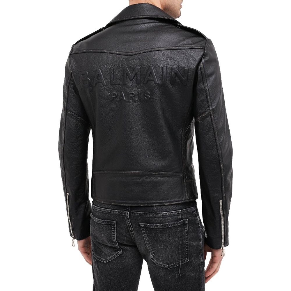 Balmain Leather Jacket: A Luxe Statement of Power and Elegance