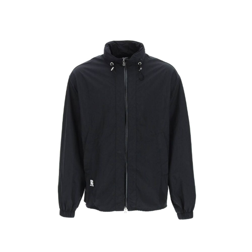 Balmain Nylon Logo Jacket - A Statement of Power and Style