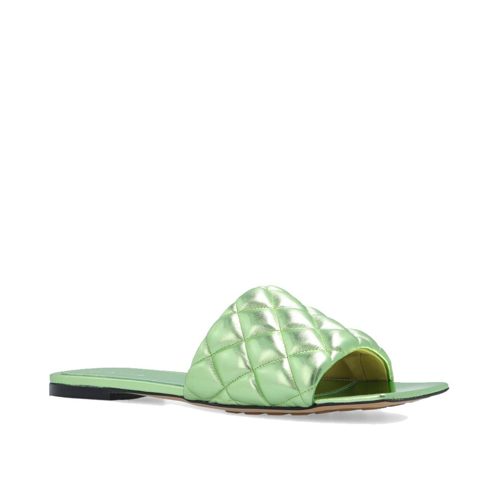 Bottega Veneta Green Padded Sandals