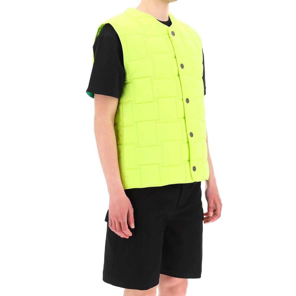 Bottega Veneta Lime Green Padded Vest Jacket