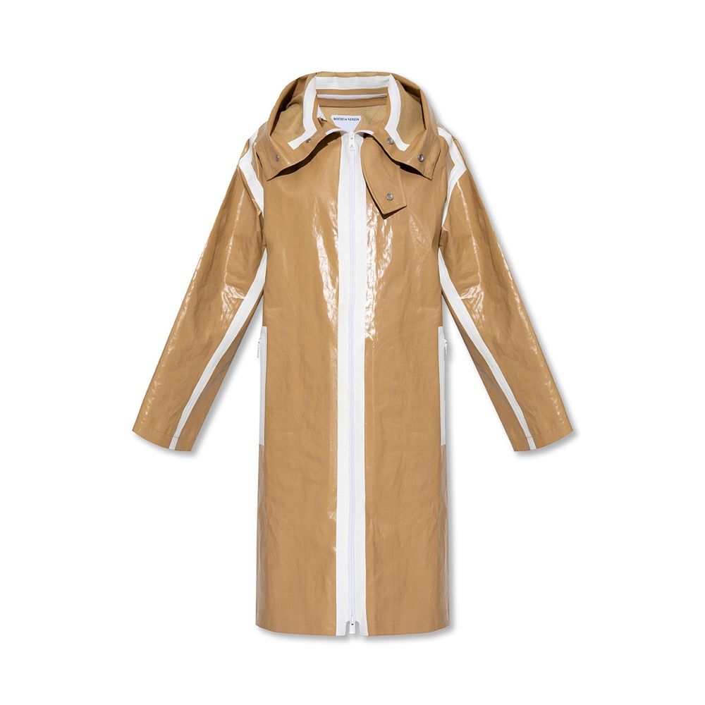 Bottega Veneta Brown Waterproof Coat