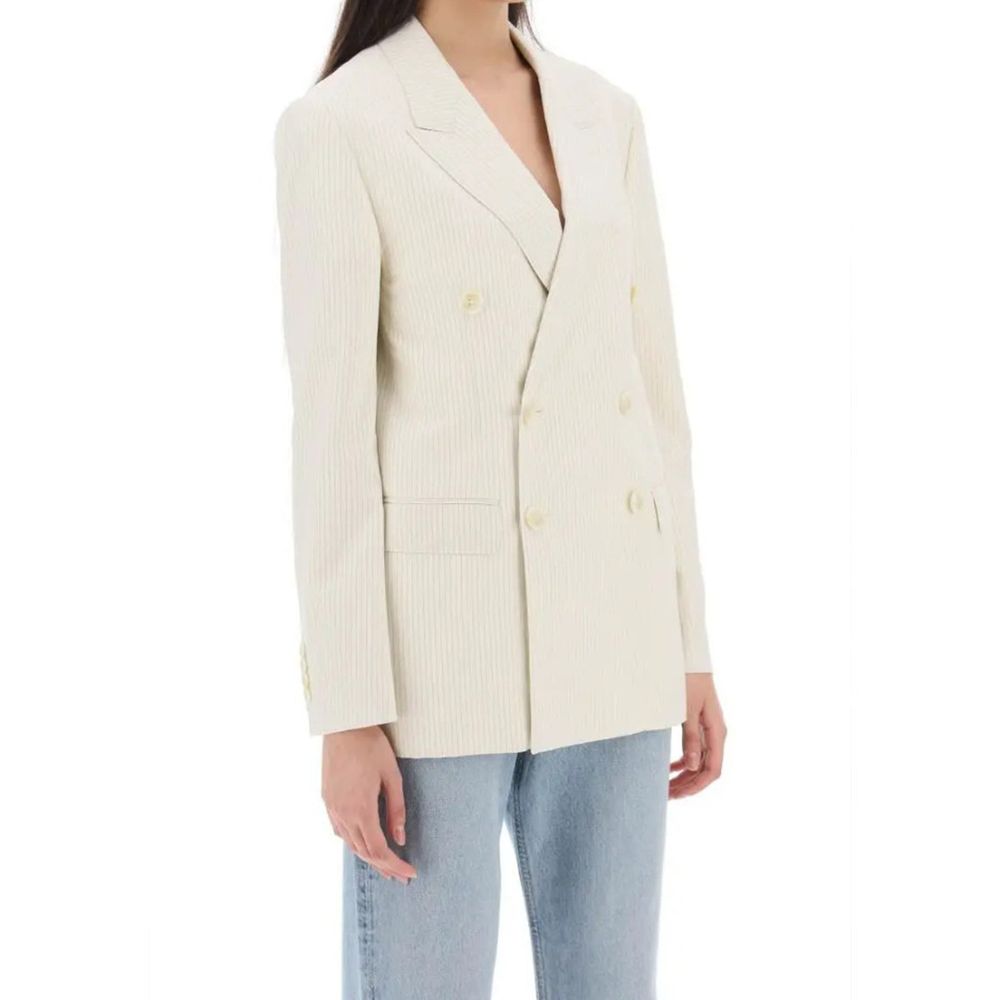 Celine Double-Breasted Wool Jacket for Women