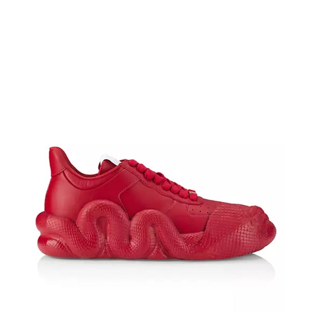 Giuseppe Zanotti Red Cobra Sneakers for Men