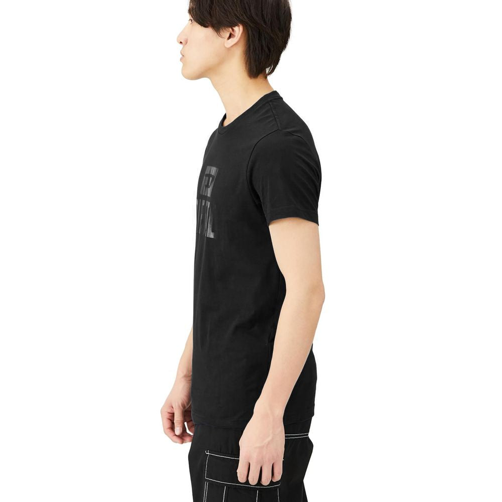 Diesel Black Cotton T-Shirt - Elegant Casual Wear