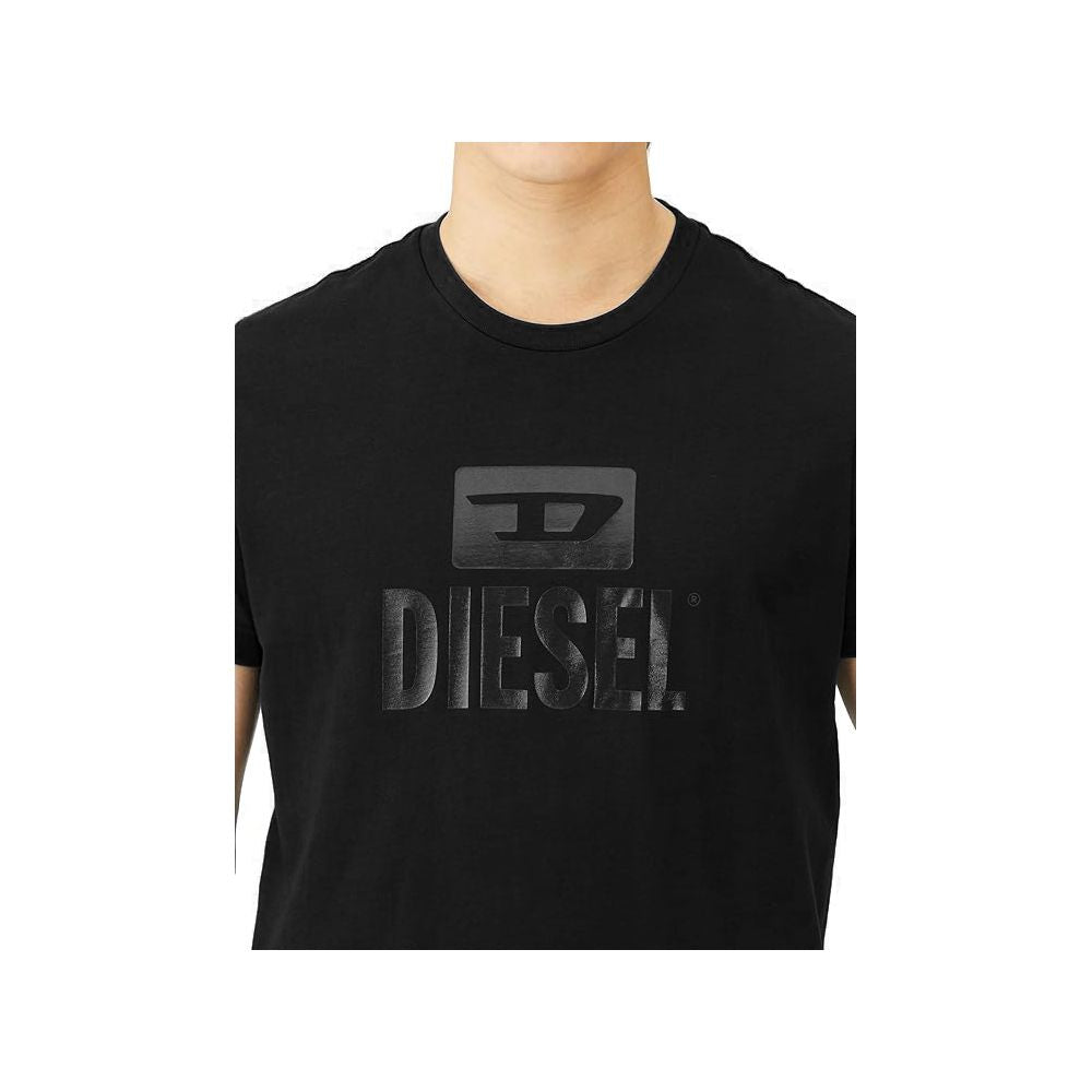 Diesel Black Cotton T-Shirt - Elegant Casual Wear