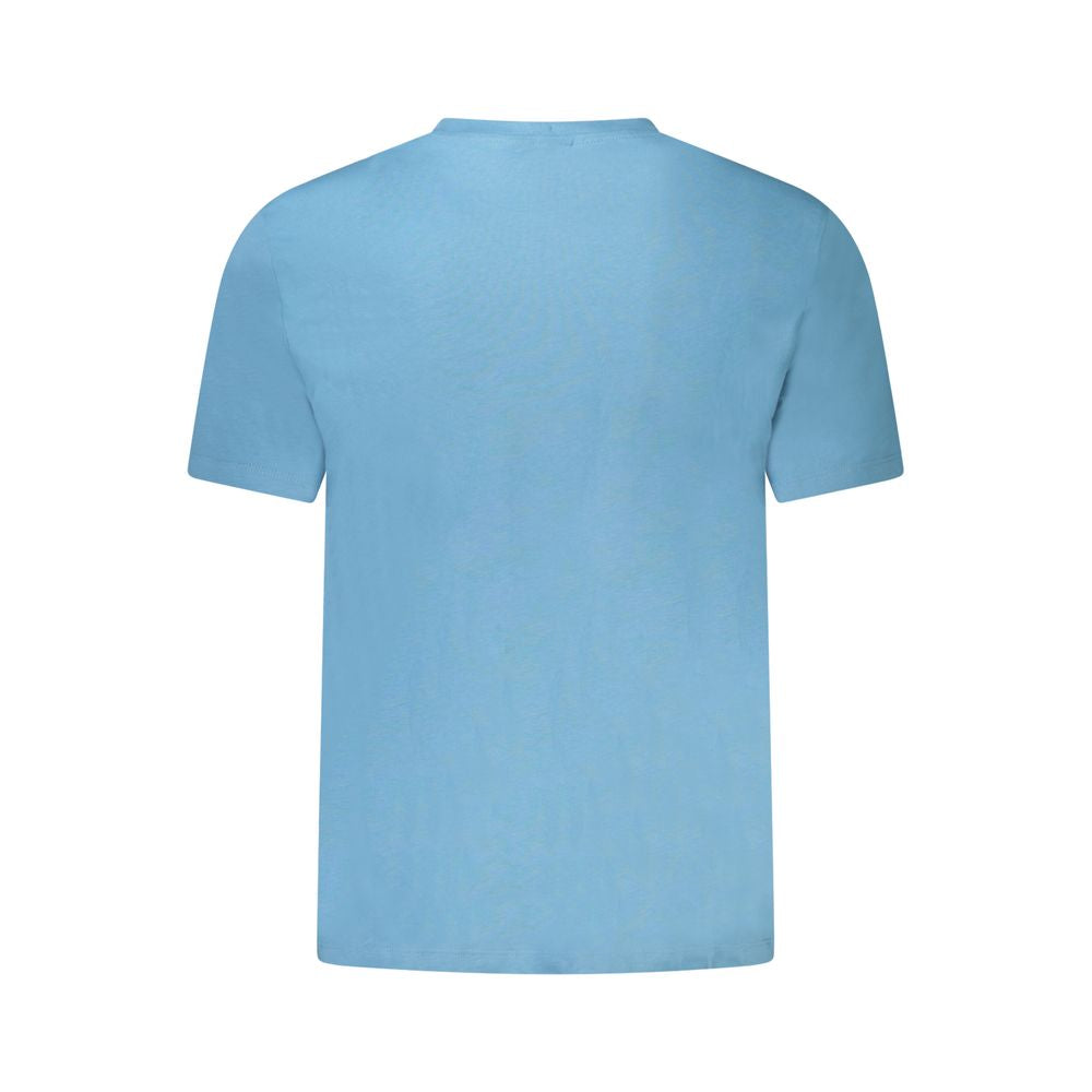Calvin Klein Blue Cotton T-Shirt: Effortless Style for Every Occasion