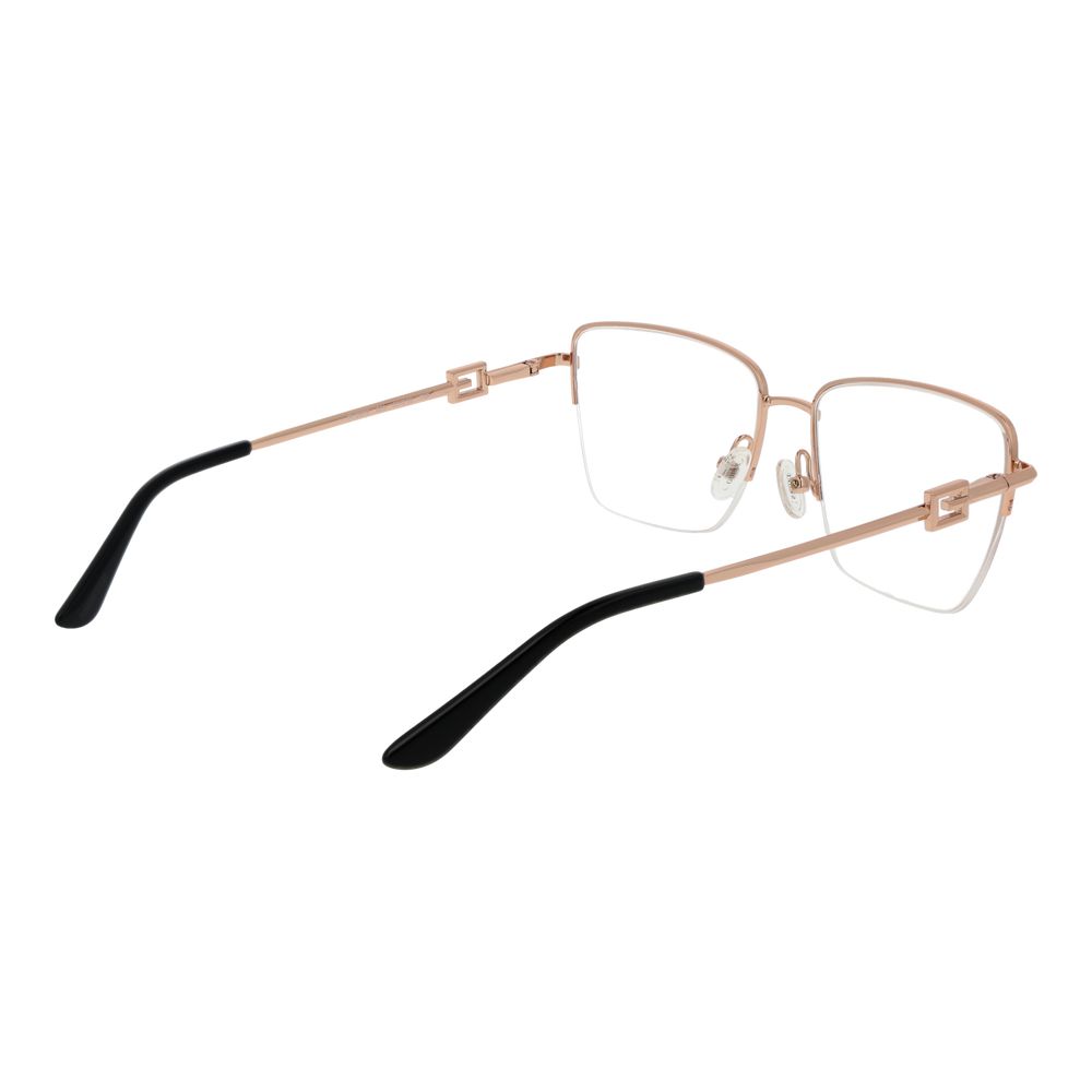 Guess Women’s Rose Gold Optical Frames – Square Half-Rim