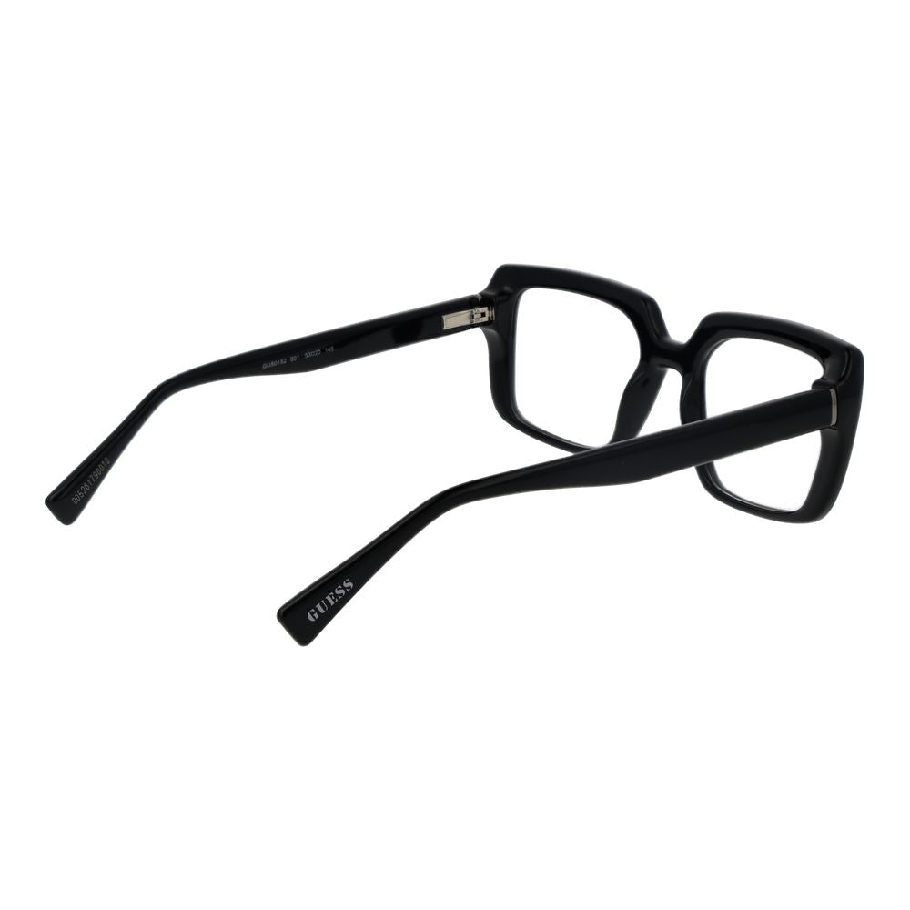 Guess Unisex Optical Glasses – Black Rectangle Frame, 53mm