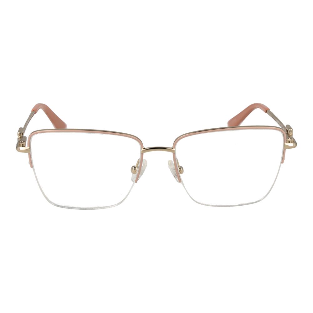 Guess Women’s Optical Frames – Rose Half-Rim Design