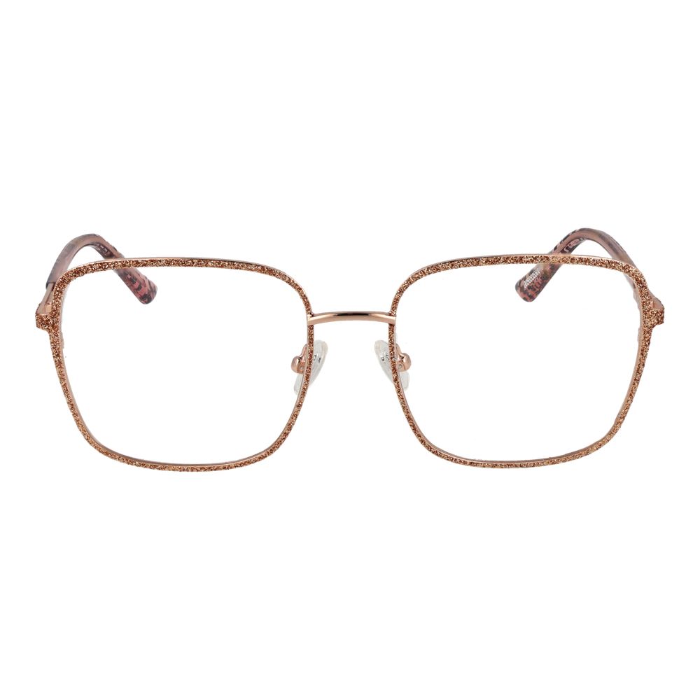 Guess Women's Rose Gold Optical Frames – Square Full-Rim