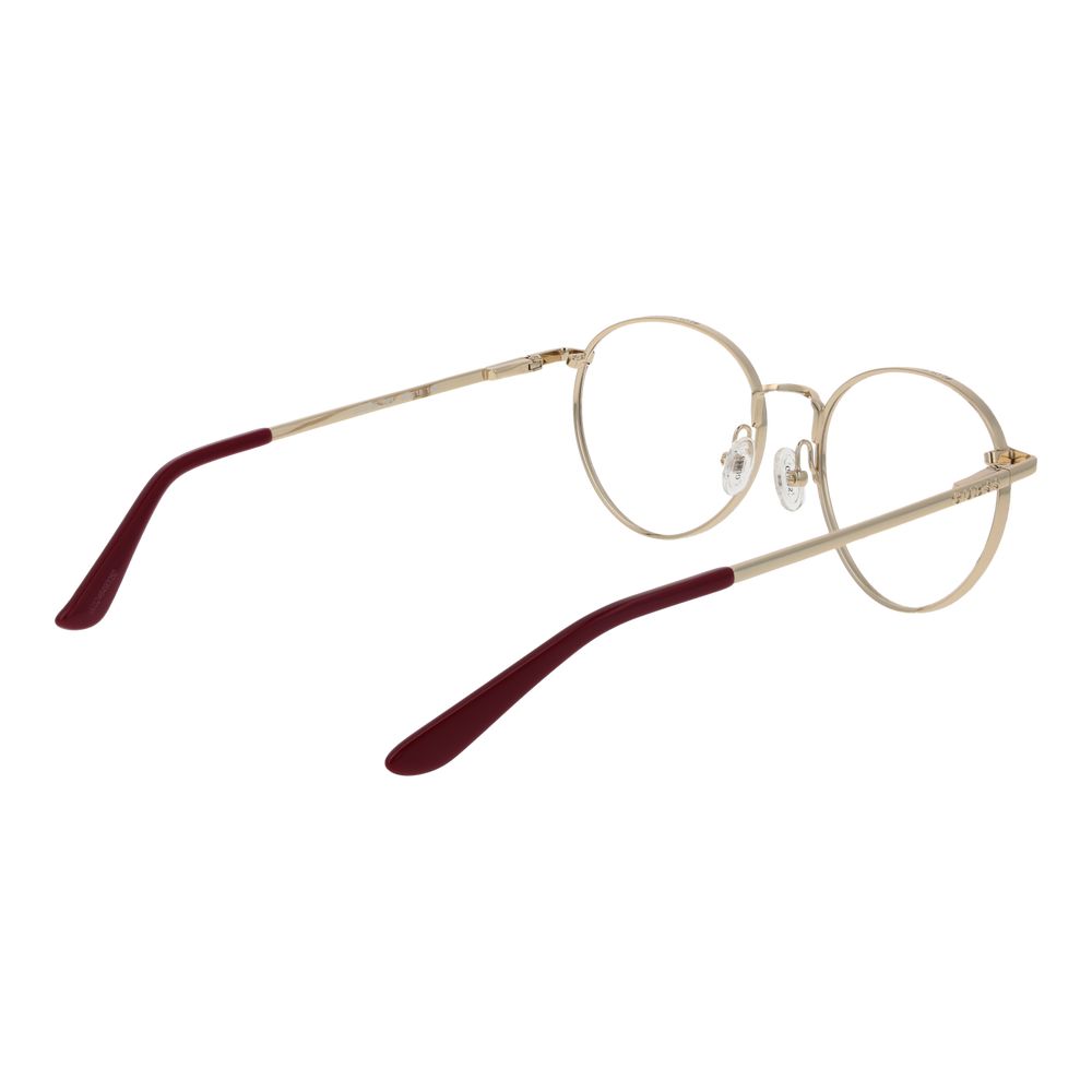 Guess Women’s Optical Glasses – Red Round Frame, 50mm