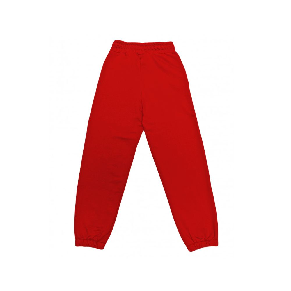 Comme Des Fuckdown Red Cotton Sweatpants