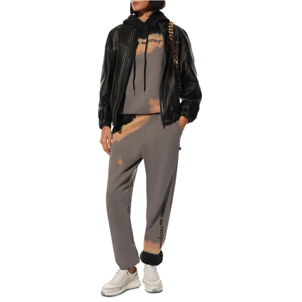 Comme Des Fuckdown Gray Cotton Tracksuit Bottoms