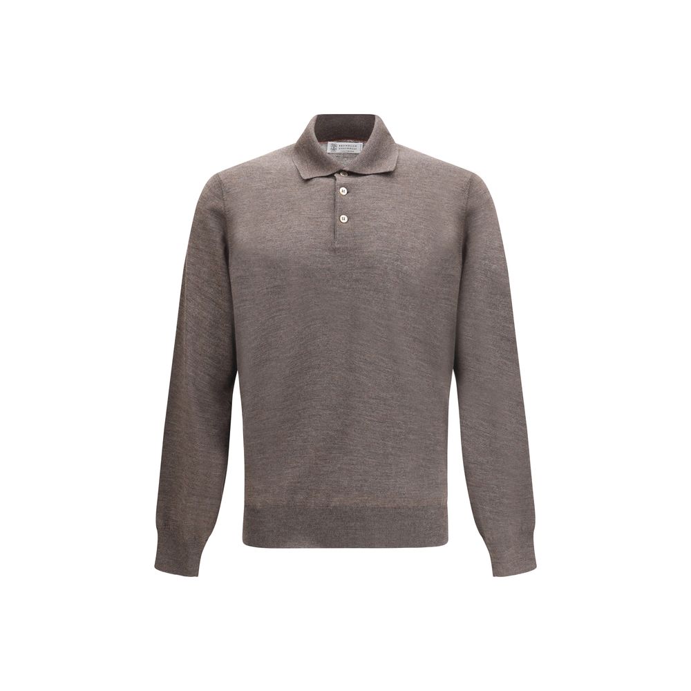 Brunello Cucinelli Virgin Wool Polo Shirt