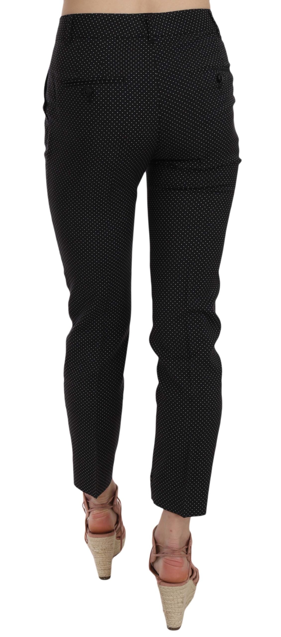 - Elegant Black Virgin Wool Trousers