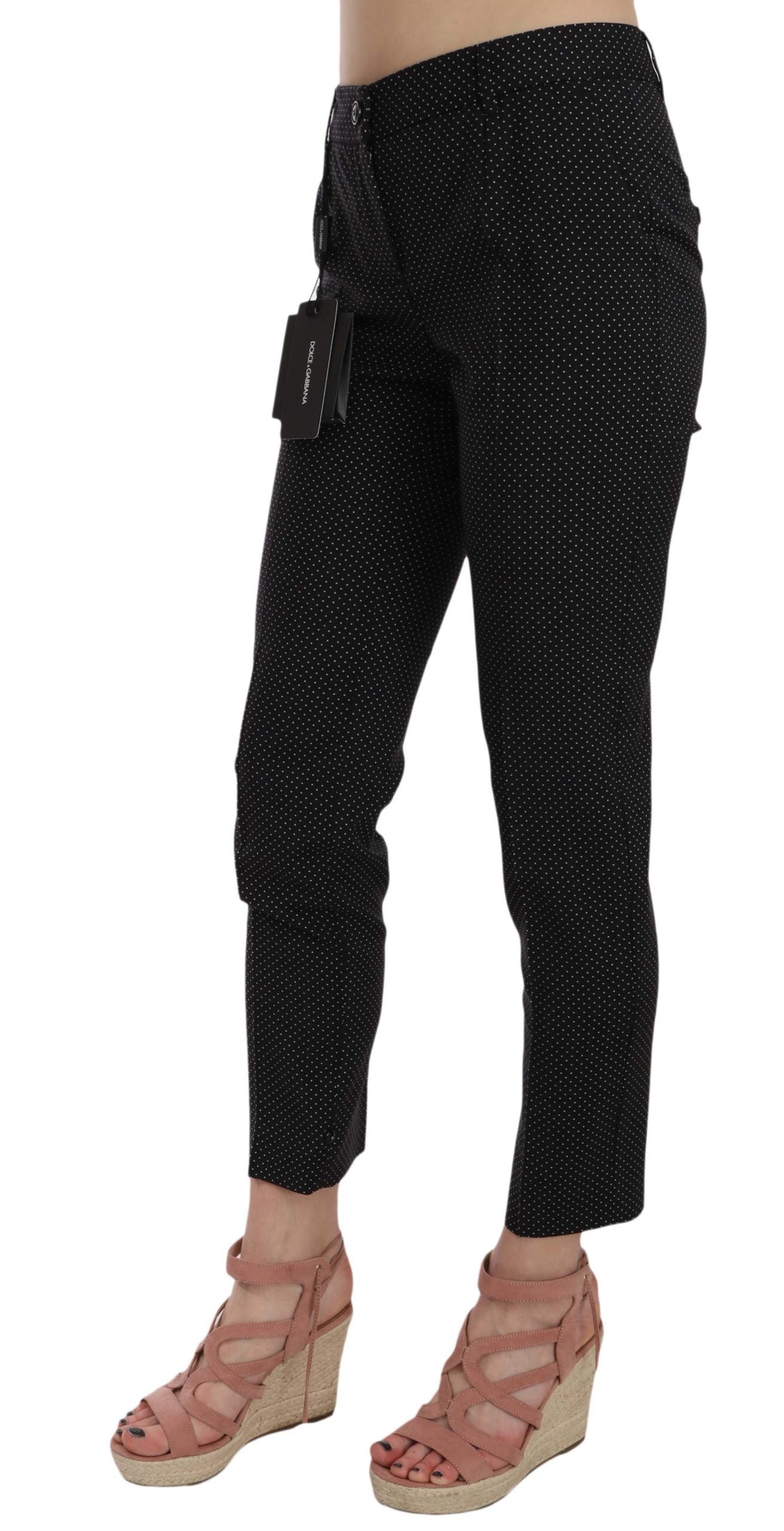 - Elegant Black Virgin Wool Trousers