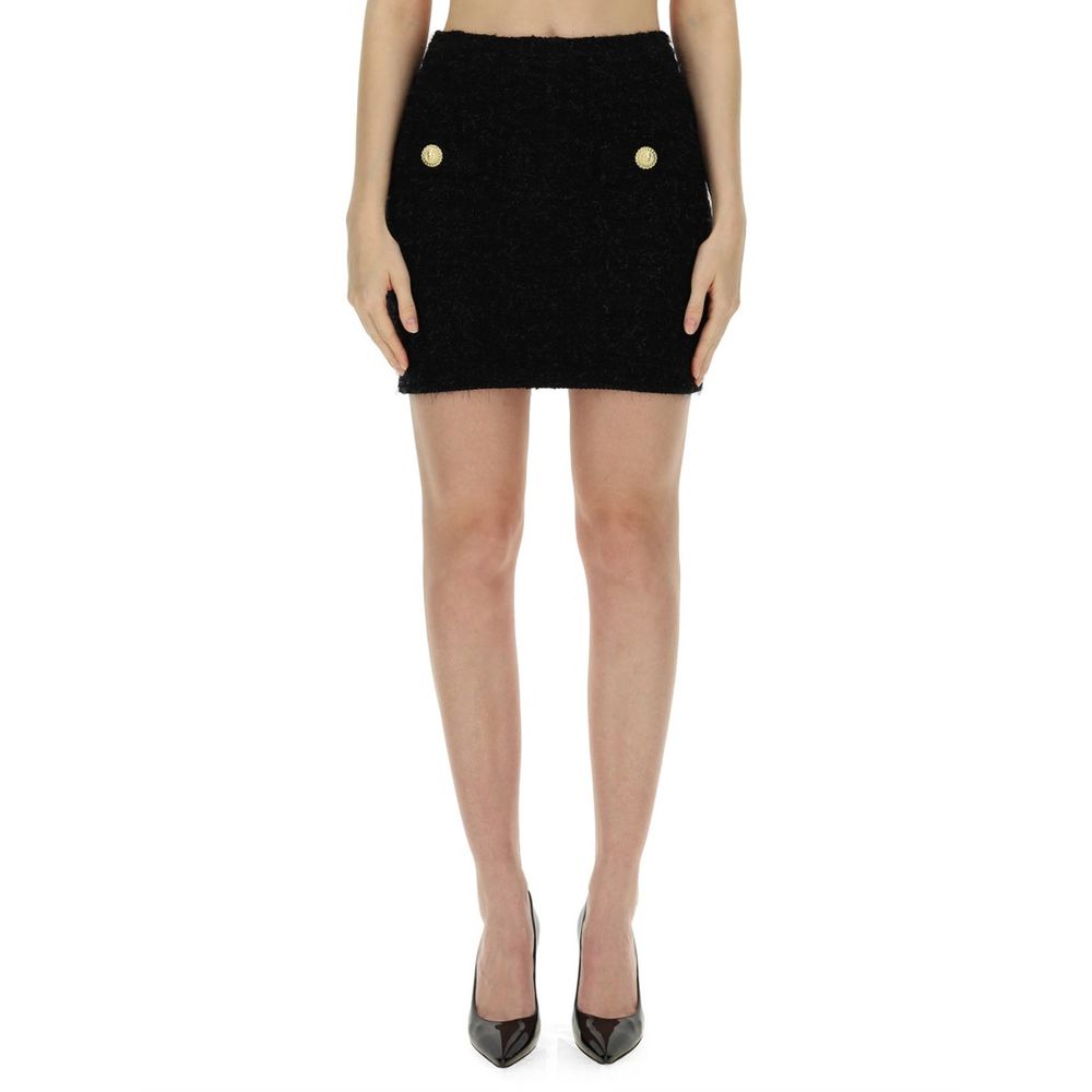 Balmain Tweed Mini Skirt – A Statement of Luxury and Style