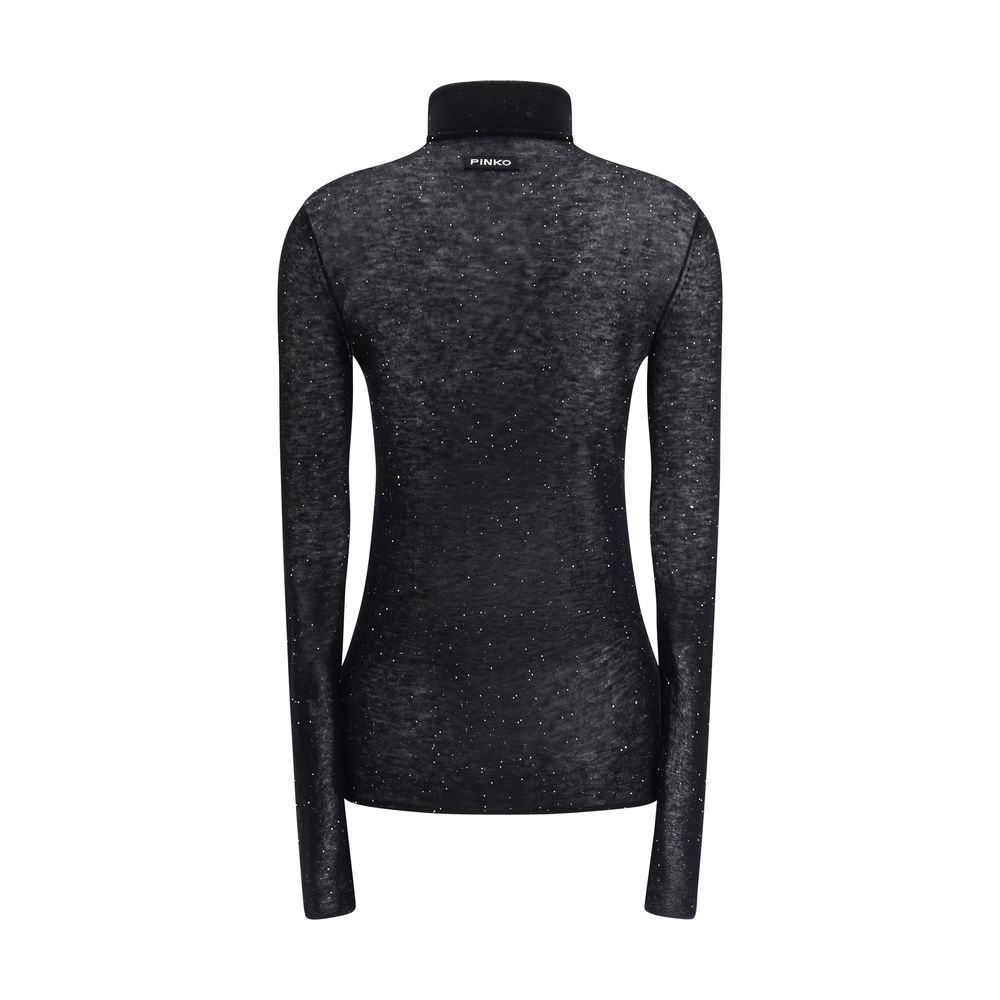 PINKO Long-Sleeved Turtleneck Top
