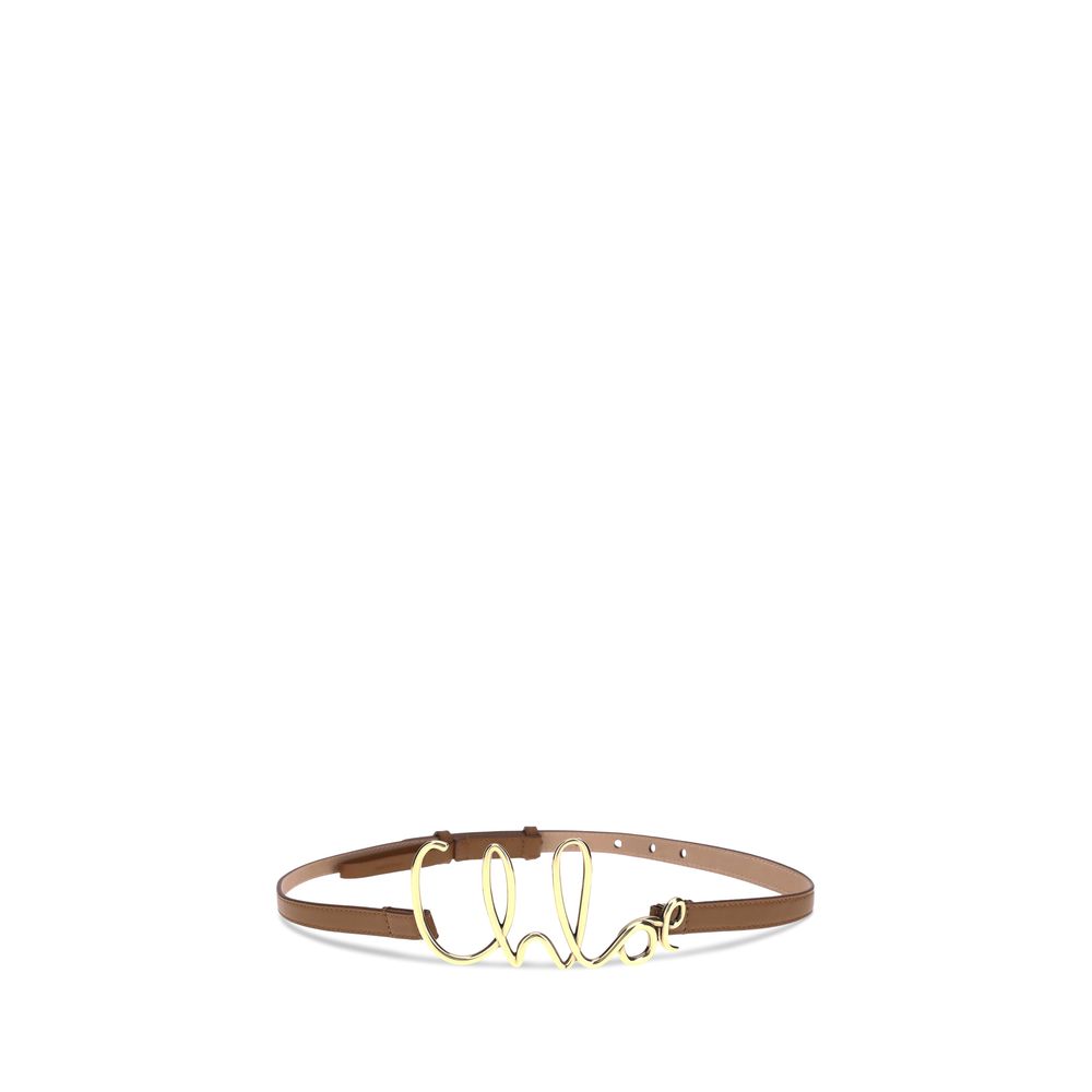 Chloé C Belt - Elegant Calfskin Leather Accessory