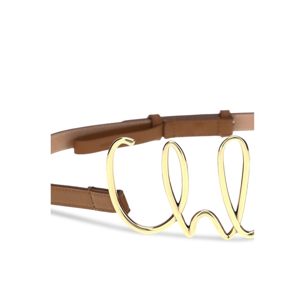 Chloé C Belt - Elegant Calfskin Leather Accessory