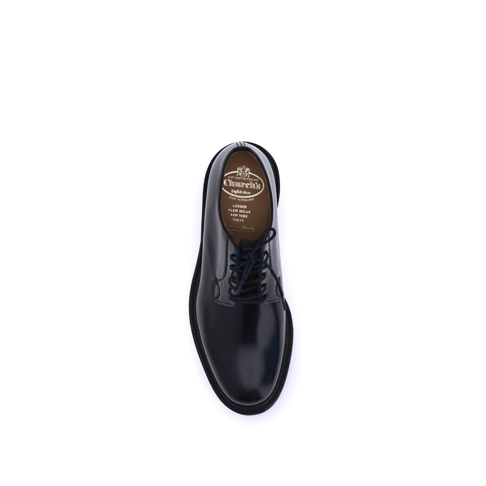 Church's Black Calf Leather Bos Taurus Oxfords and Derbies - Shannon L Lace-Ups