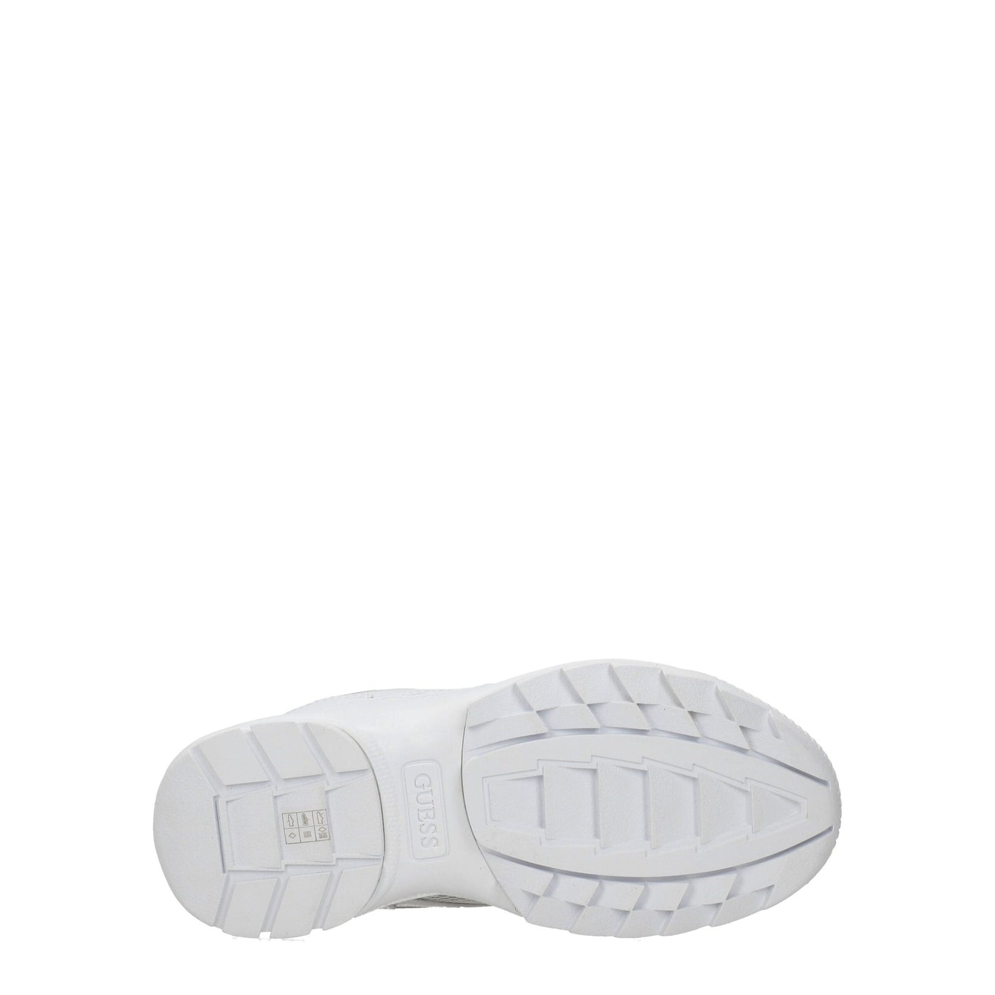 Guess White Polyethylene Sneakers