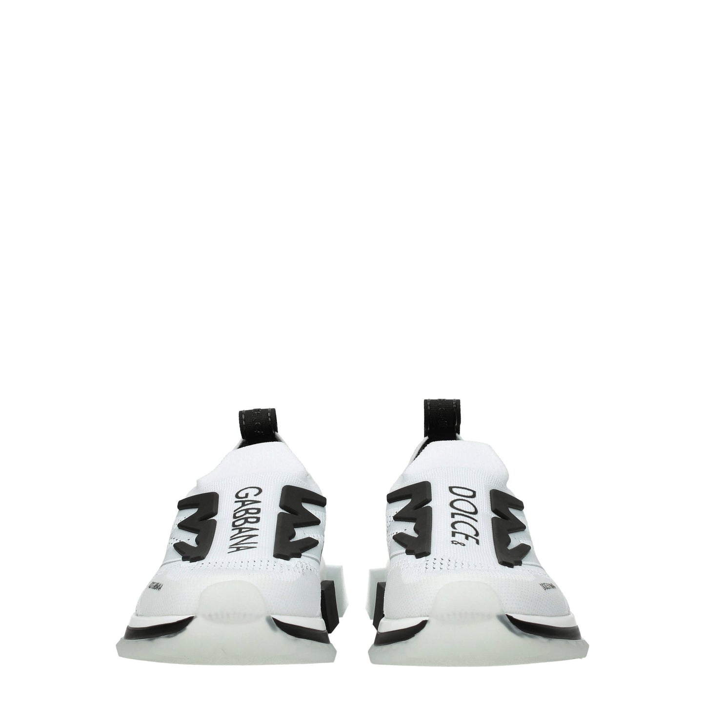 Dolce & Gabbana White & Black Sorrento Mesh Trainers