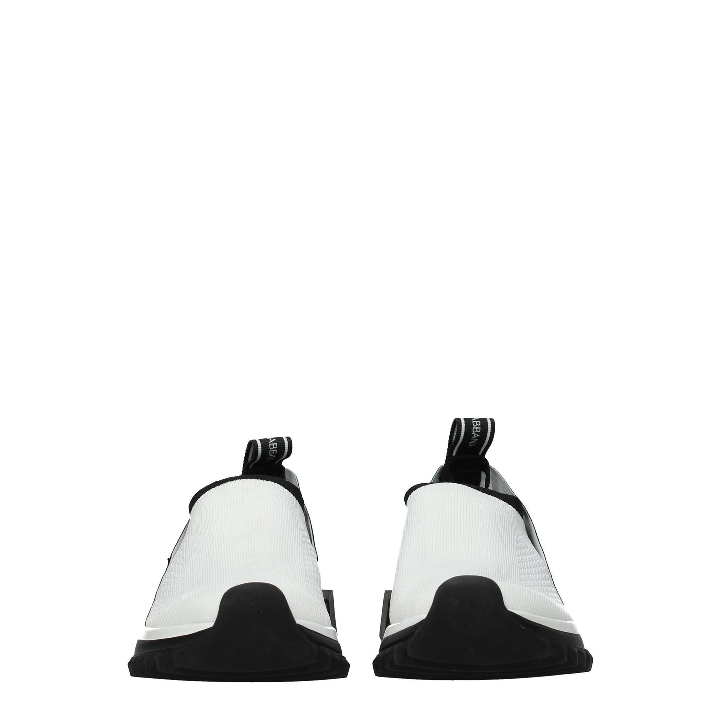 Dolce & Gabbana White & Black Sorrento Knit Sneakers
