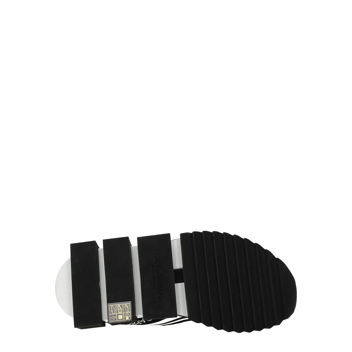 Dolce & Gabbana White & Black Sorrento Knit Sneakers