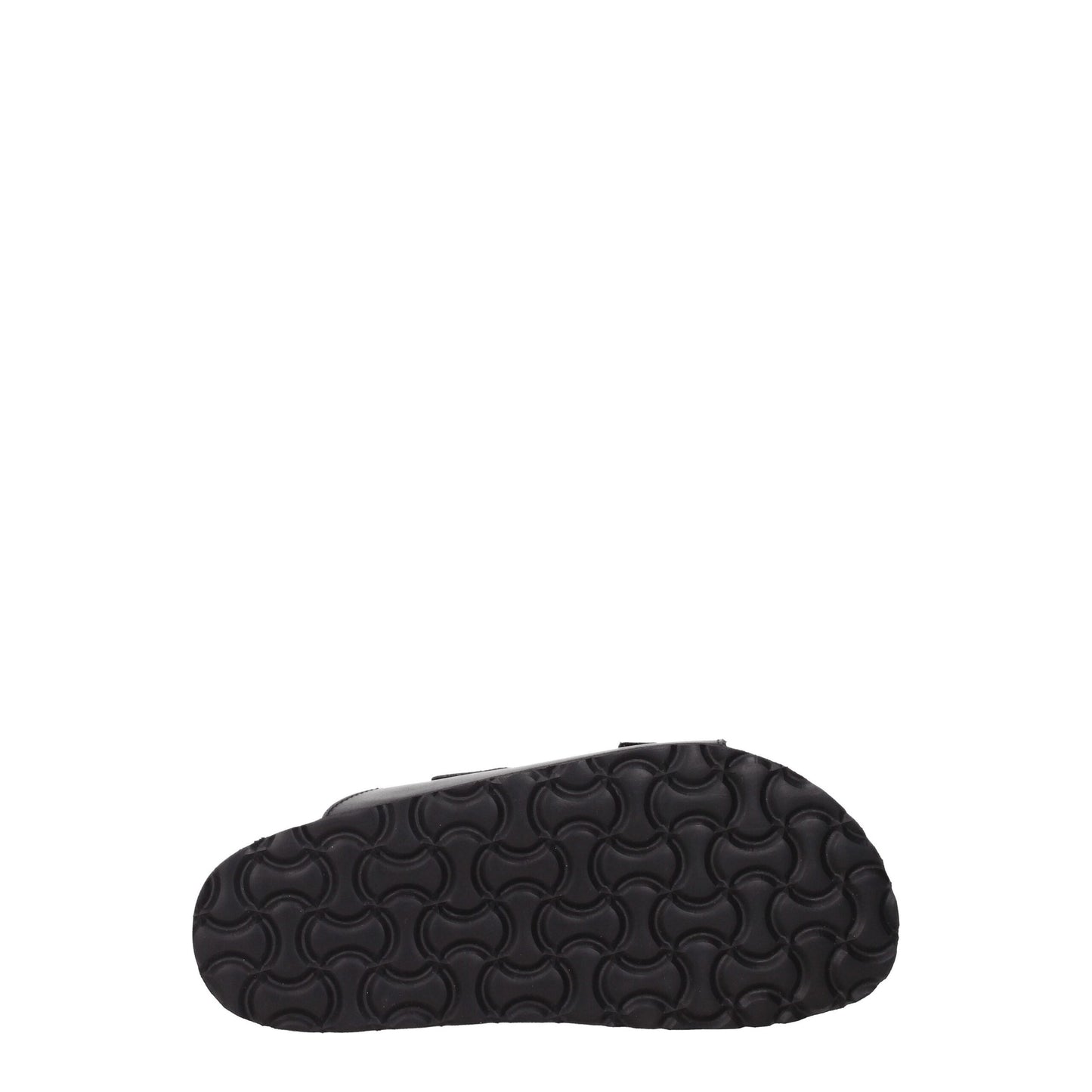 Palm Angels Black Leather Slipper