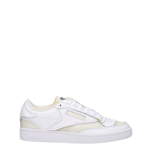 Maison Margiela White Fabric Sneakers – A Fusion of Elegance and Comfort