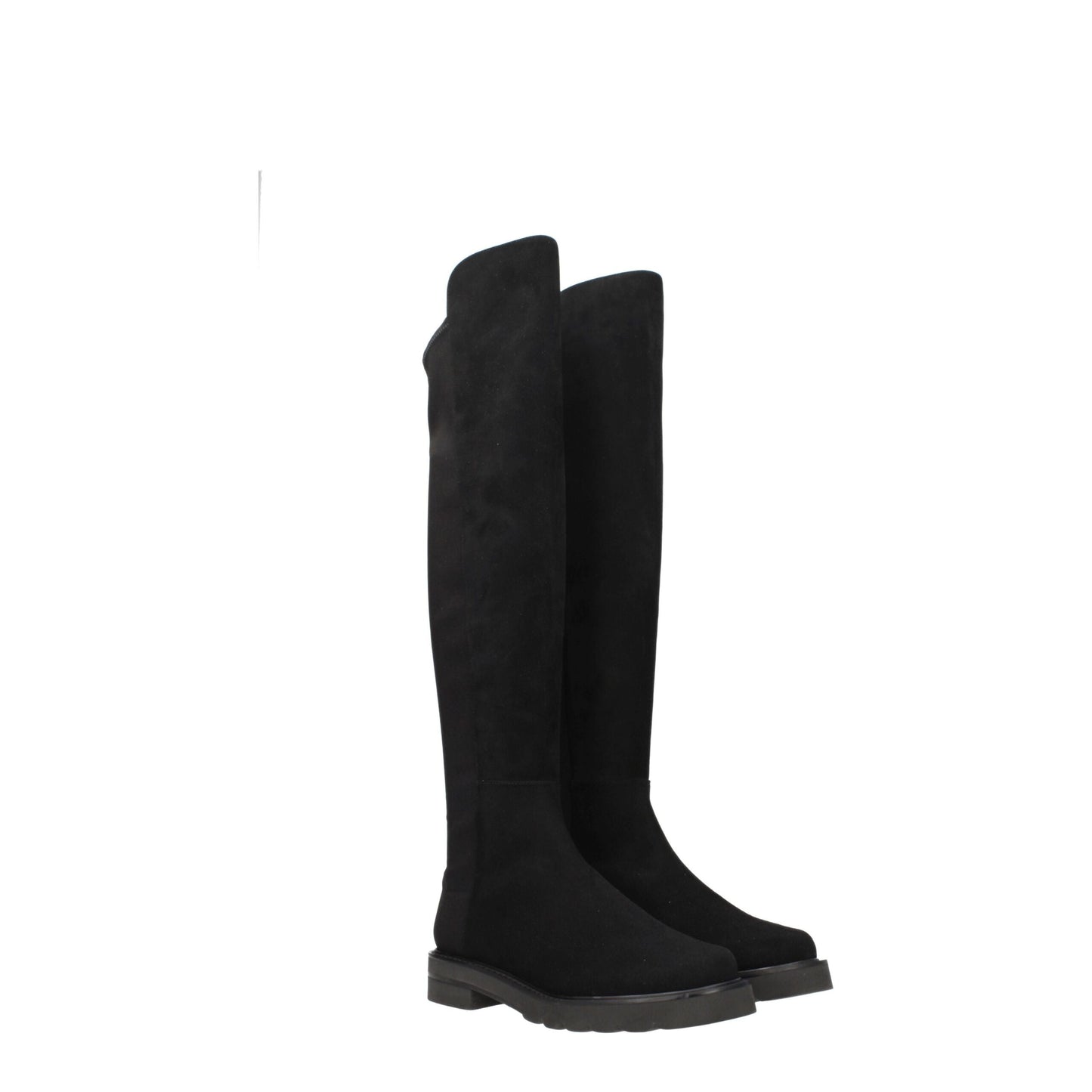 Stuart Weitzman Black Leather Boot - Timeless Elegance Meets Everyday Comfort