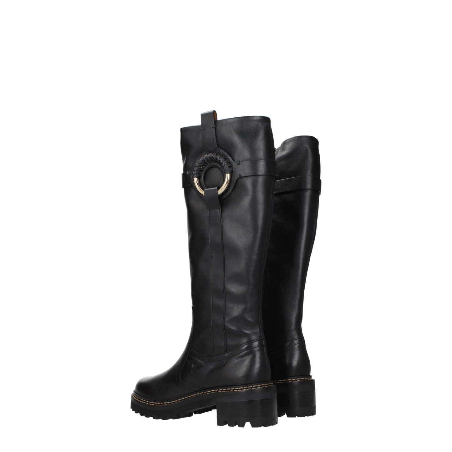 See by Chloé Black Leather Boot