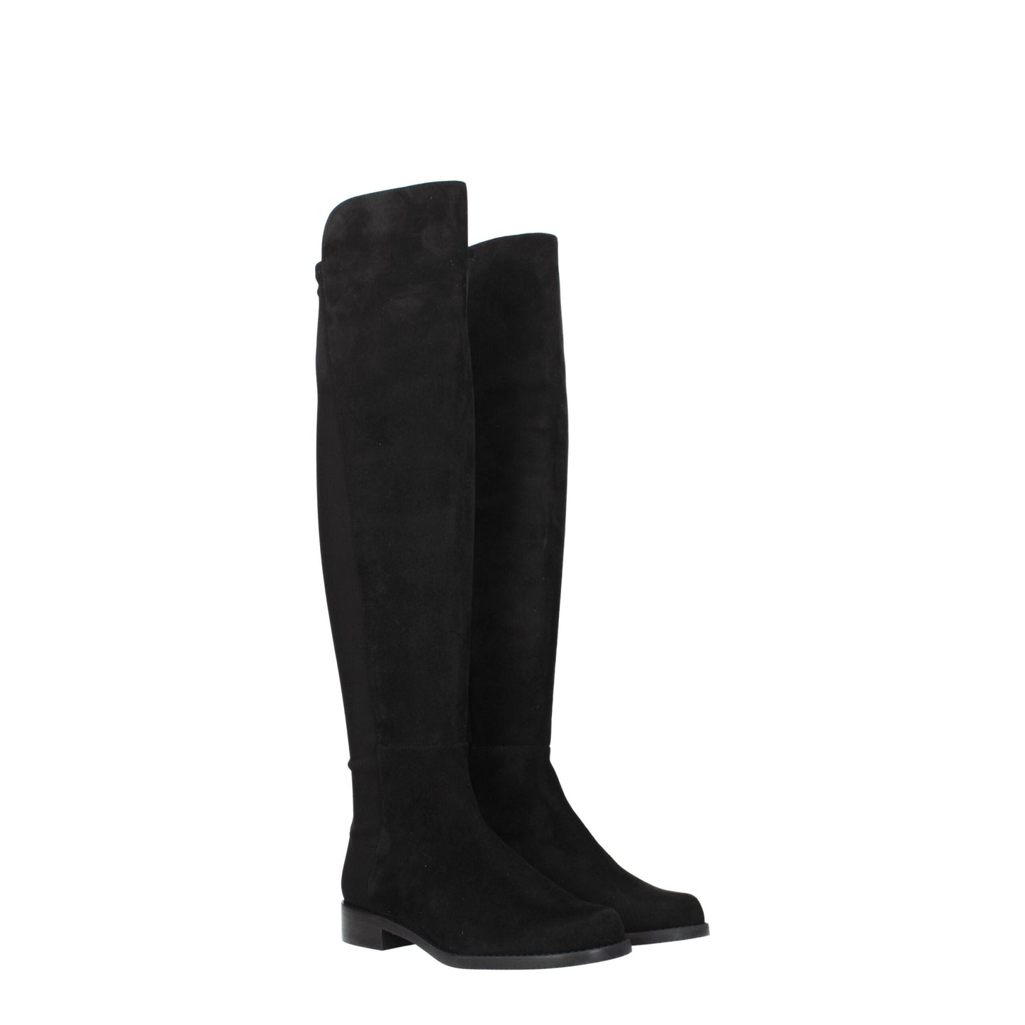 Stuart Weitzman Black Leather Boot - Stylish Comfort for Every Occasion