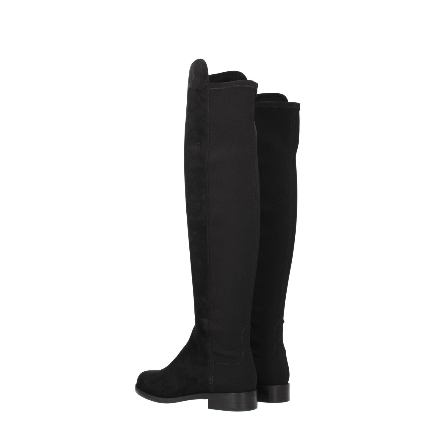 Stuart Weitzman Black Leather Boot - Stylish Comfort for Every Occasion